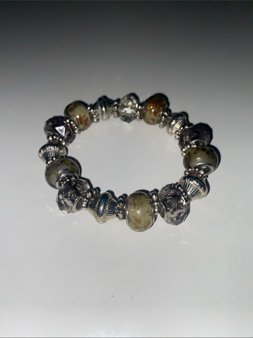 Vintage Stretch Stone Bracelet